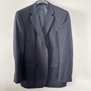 Bert Pulitzer Men's Navy Blue Blazer Jacket Business‎ Casual Professional 46L
